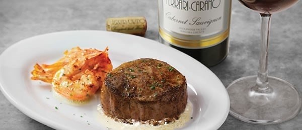 RUTH’S FILET & CABERNET $40 AT THE BAR, SUNDAY – FRIDAY ONLY