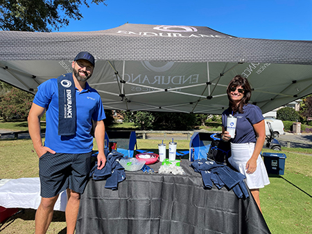 Endurance IT sponsor table at the 2021 CBDA Golf Classic